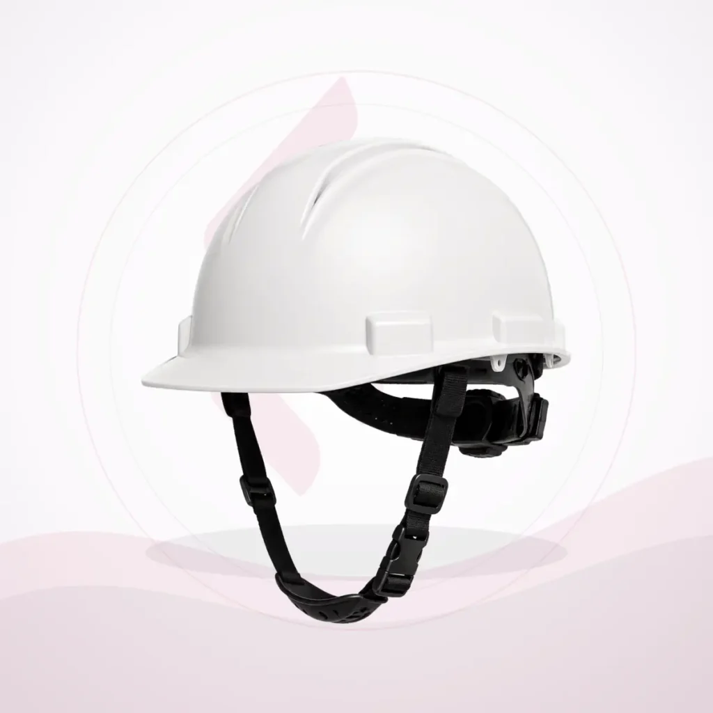 MSA Safety Helmet - Ratchet with Chin Strap - Faleh Al Mustaqbil Trading Co.