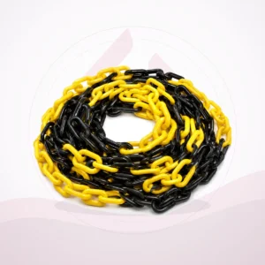 Plastic Chain - Yellow & Black - Faleh Al Mustaqbil Trading Co.