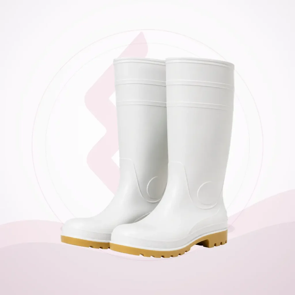 Rubber Boots White Hitex - Faleh Al Mustaqbil Trading Co.