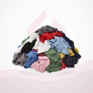 Multi Colour Cleaning Rags - Cotton Hosiery Cut Pieces - Faleh Al Mustaqbil Trading Co.