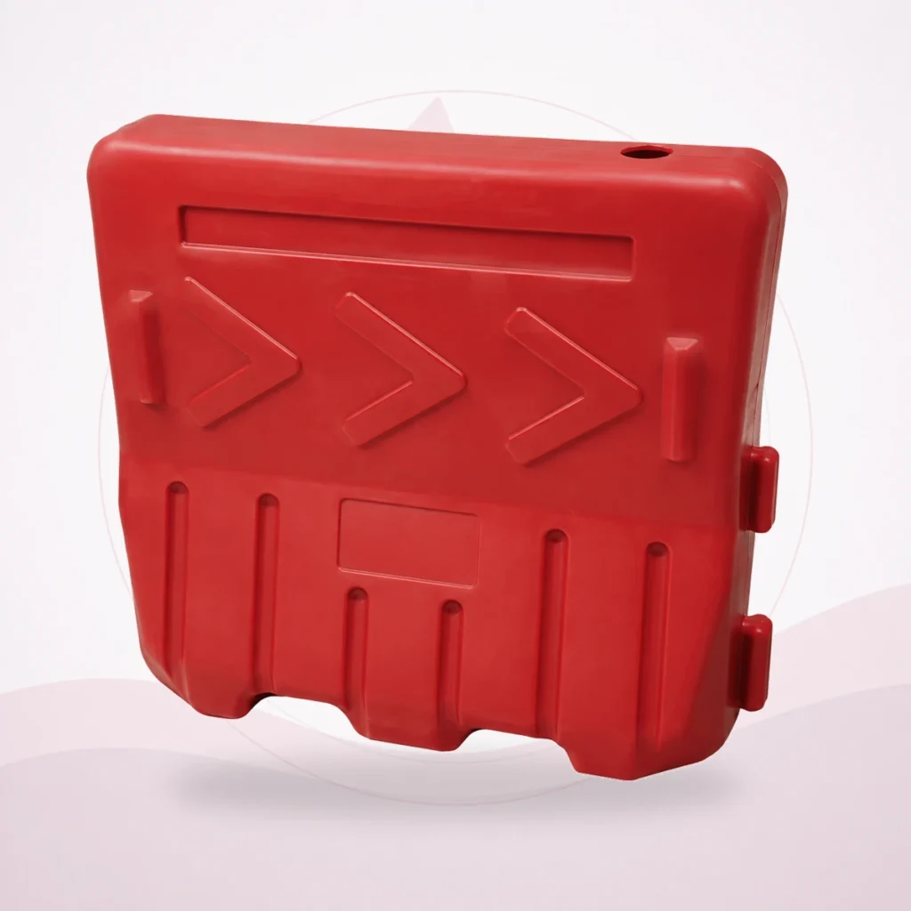 Water/Sand-Fillable Modular Road Barrier