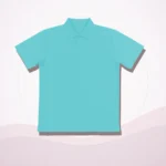 Short-Sleeve Polo Shirt - Ash Turquoise