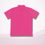 Short-Sleeve Polo Shirt - Rose Pink